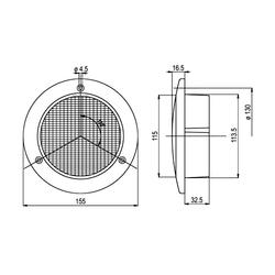JOKON led taka,jarru ja suuntavalo 735 &Oslash;155mm 12V