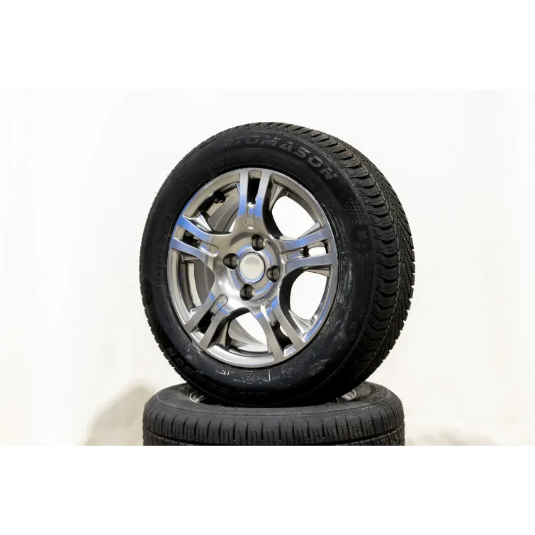 Tomason alumiinivanteet 175/65 R14 kiillotettu 4x100 (kitka)
