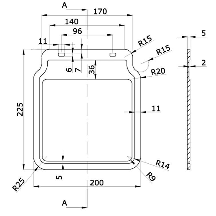 ROISKEL&Auml;PP&Auml; 200x225mm