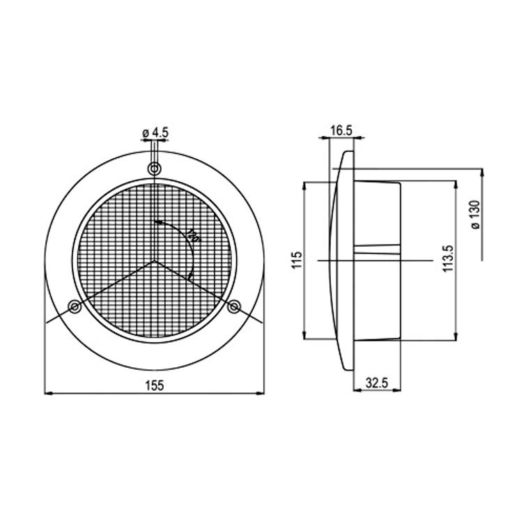 JOKON led taka,jarru ja suuntavalo 735 Ø155mm 12V