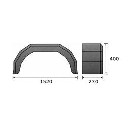 LOKASUOJA 230X1520 PELTI 2-AKS
